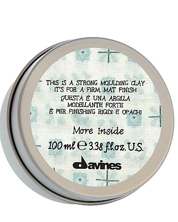 Davines More inside Strong Moulding Clay - Моделирующая глина для стойкого матового финиша 75 мл - hairs-russia.ru